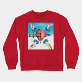 The Sacred Flaming Heart Crewneck Sweatshirt